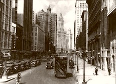 Chicago Upper Michigan Avenue 1925