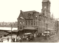 Chicago North West Railroad Depot 1886