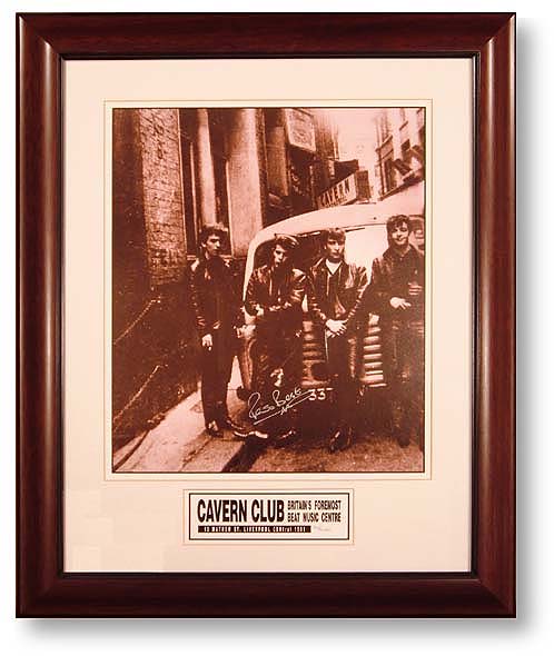 The Beatles Outside The Cavern Club Signed By Pete Best