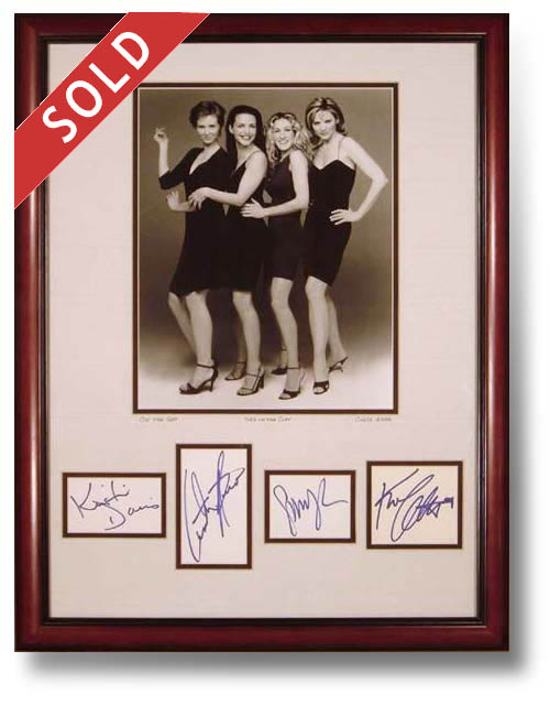 Sex In The City Photograph With Signatures Of The Cast