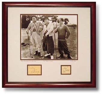 The Three Stooges With Signatures