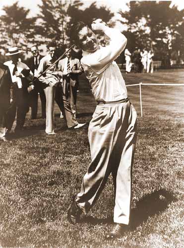 Vintage Golf Photographs. Byron Nelson 1951