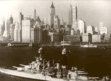 Skyline Battleship Colorado 1934