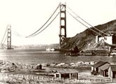  The Golden Gate Bridge. Fort Baker 1935