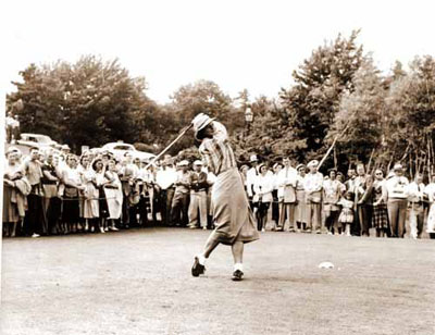 Vintage Golf Photographs. Babe Zacharias 1954