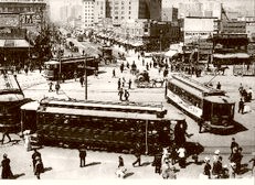 Market St. Car Turnaround 1910 